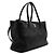 Chanel Borsa Tote Surf in pelle di vitello nera con CC argento, borsa a tracolla Nero - vista 3