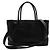 Chanel Borsa Tote Surf in pelle di vitello nera con CC argento, borsa a tracolla Nero - vista 4