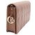 Clutch Lady Dior Rose Canvas Patent con tracolla a catena dorata Nero - vista 11