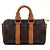 Louis Vuitton Keepall Bandoulière in pelle di vitello Monogram Soft Multicolore - vista 4