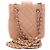 Chanel Mini borsa a tracolla in agnello con catena in oro champagne D'oro - vista 4