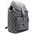 Dior Zaino Hitheroad da uomo in tela e pelle di vitello diamante CD grigio - vista 3