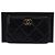Chanel Clutch Pouch Small in Pelle di Vitello Nera Nero