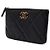 Chanel Clutch Pouch Small in Pelle di Vitello Nera Nero - vista 3