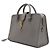 Saint Laurent Piccola borsa tote e borsa a tracolla Gray Monogram Marrone - vista 2
