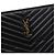 Saint Laurent Clutch per documenti Matelassé Monogram grande Nero - vista 10