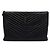 Saint Laurent Clutch per documenti Matelassé Monogram grande Nero - vista 2