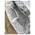Louis Vuitton Neverfull MM Monogram Denim blu Bianco - vista 10