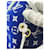 Louis Vuitton Neverfull MM Monogram Denim blu Bianco - vista 12