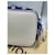 Louis Vuitton Neverfull MM Monogram Denim blu Bianco - vista 8