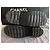 Chanel Stivaletti combat in pelle trapuntata Beige e Nero - vista 7