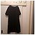 Autre Marque McQ Alexander McQueen Kurzarmkleid mit Monster-Print Schwarz - Ansicht 5