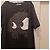Autre Marque McQ Alexander McQueen Kurzarmkleid mit Monster-Print Schwarz - Ansicht 7