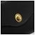 Bolso de hombro Christian Dior de cuero negro y dorado Auth ep15545A - vista 17