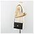 Bolso de hombro Christian Dior de cuero negro y dorado Auth ep15545A - vista 22