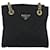 Borsa a Spalla con Catena PRADA Nylon Nero Oro Auth 190360A D'oro - vista 13