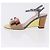 FENDI Ankle Strap Sandals Leather Multicolor Gold Auth 190357M Multiple colors Golden - view 23