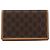 Céline CELINE Macadam Canvas Card Case PVC Leather Brown Auth bs36336V - view 13