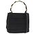 Borsa Salvatore Ferragamo Vala Canvas 2way Nera Oro Auth 193549 Nero D'oro