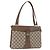 Borsa a tracolla GUCCI GG Supreme PVC Beige Oro Auth ki6747 D'oro