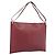 Céline Borsa a Spalla CELINE in Pelle Bordeaux Argento Auth 192759A Bordò