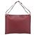 Céline Borsa a Spalla CELINE in Pelle Bordeaux Argento Auth 192759A Bordò - vista 13