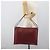 Céline Borsa a Spalla CELINE in Pelle Bordeaux Argento Auth 192759A Bordò - vista 19