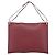 Céline Borsa a Spalla CELINE in Pelle Bordeaux Argento Auth 192759A Bordò - vista 2