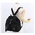Zaino PRADA Nylon Nero Argento Auth 191867M - vista 34