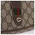 Borsa GUCCI GG Supreme Web Sherry Line in PVC Beige Oro 156 01 030 Auth 193851 D'oro - vista 17