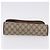 Borsa GUCCI GG Supreme Web Sherry Line in PVC Beige Oro 156 01 030 Auth 193851 D'oro - vista 6