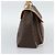 Céline CELINE Macadam Canvas Handtasche PVC Leder Braun Gold Authentisch am12166V Golden - Ansicht 3