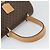 Céline CELINE Macadam Canvas Handtasche PVC Leder Braun Gold Authentisch am12166V Golden - Ansicht 7