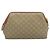 Céline CELINE Pouch in Tela Macadam PVC Beige Oro Auth ki6758 D'oro - vista 2