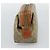 Céline CELINE Pouch in Tela Macadam PVC Beige Oro Auth ki6758 D'oro - vista 4