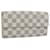 LOUIS VUITTON Damier Azur Portefeuille Sarah Long Wallet N63208 LV Auth ar14114  - view 1
