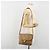 16 Céline Borsa a tracolla CELINE in tela Macadam PVC Beige Oro Auth 194609 D'oro - vista 26