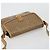 16 Céline Borsa a tracolla CELINE in tela Macadam PVC Beige Oro Auth 194609 D'oro - vista 6
