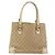 Borsa GUCCI GG Canvas Beige Bronzo 124260 Auth ep15404 - vista 2