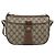 Borsa a tracolla GUCCI GG Supreme Web Sherry Line in PVC e pelle Beige Oro Auth ka5390 - vista 13
