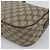 Borsa a tracolla GUCCI GG Supreme Web Sherry Line in PVC e pelle Beige Oro Auth ka5390 - vista 15