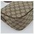 Borsa a tracolla GUCCI GG Supreme Web Sherry Line in PVC e pelle Beige Oro Auth ka5390 - vista 16