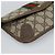 GUCCI GG Supreme Web Sherry Line Pouch PVC Beige Oro 89 01 021 Auth 194021A D'oro - vista 14