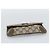 GUCCI GG Supreme Web Sherry Line Pouch PVC Beige Oro 89 01 021 Auth 194021A D'oro - vista 6