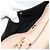 Borsa Miu Miu Ready lock in pelle 2way Nera Oro Auth am12067V Nero D'oro - vista 29