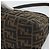 FENDI Zucca Canvas Mamma Baguette Borsa a Spalla Marrone Nero Auth 193086V - vista 14