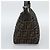 FENDI Zucca Canvas Mamma Baguette Borsa a Spalla Marrone Nero Auth 193086V - vista 4