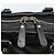 Padlock Borsa GUCCI GG Canvas Guccissima in Pelle 2way Nero Oro 201480 Auth 193998 D'oro - vista 18