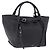 Céline CELINE Big Bag Small Leather 2way Black Silver Auth 193536V Nero Argento