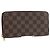 LOUIS VUITTON Damier Ebene Zippy Wallet Long Wallet N41661 LV Auth am12132V